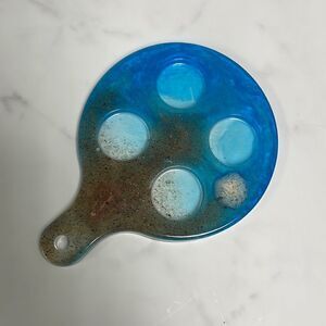 Handmade beach shot serving tray